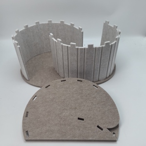 Einfache Installation Hochwertiges Haustierbett <span class=keywords><strong>S</strong></span>-förmiger Tunnel Filz Katzenbett Höhle - Product Image 2