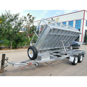 1T/1.5T/2T/3T/3.5T/4T/5T/6T/7T rimorchio galvanizzato della scatola di inclinazione del rimorchio con la gabbia - Product Image 5