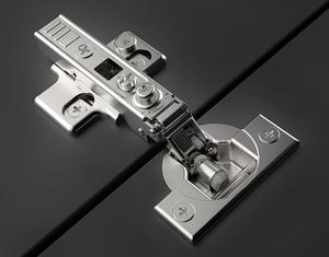 Không khung đầy đủ lớp phủ có thể điều chỉnh tốc độ đóng êm đóng trượt 4D bản lề tủ - Product Image 5