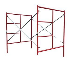 Échafaudage en acier pour la construction, échafaudage en H, échafaudage traversable, échafaudage pour portes métalliques, échafaudage pour cadres de porte, matériau de construction - Product Image 1