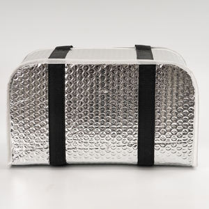 Aluminiumfolie-Kühltasche Isolierte Kühltasche für Kuchen Pizza Essenslieferung mit Strapazierfähigem Weichem Griff Kühltasche - Product Image 4