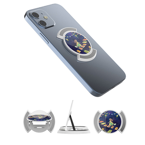 <span class=keywords><strong>Soporte</strong></span> de anillo de dedo para teléfono móvil, <span class=keywords><strong>soporte</strong></span> de agarre giratorio 360 para <span class=keywords><strong>coche</strong></span>, montaje magnético para teléfono - Product Image 4
