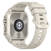 Montre connectée d'aventure pour homme avec boussole, capteur d'altitude et de pression, lampe de poche, couronne rotative et assistant vocal pour importateurs