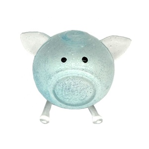 2023wholesale 5.5CM Creative Jin Fen Zhu Tou Water <b>Ball</b> White Collar Relief Decompression Rebound Children's Toys Birthday Gifts - Product Image 6