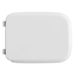 Asiento de Inodoro Globo Clio Vase Shape 8 Blanco, 50.5 cm de Largo, 37.5 cm de Ancho, 7 cm de Altura - Product Image 1