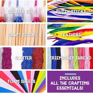 Custom DIY Ultimate <strong>Craft</strong> <strong>Box</strong> <strong>for</strong> <strong>Kids</strong> Rich Accessory Combinations-Art &amp; <strong>Craft</strong> Activities Set Including Creative Paste Toys - Product Image 2