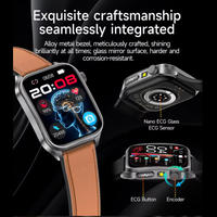 Reloj Inteligente E810 con ECG, Pantalla AMOLED de 1.95 Pulgadas, Monitorización de Frecuencia Cardíaca, Temperatura Corporal, Estado de Ánimo y Fatiga, Rastreador de Actividad Física