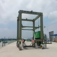 Yeni Elektrikli 30 Ton Mini Mastlı Lastik Tekerlekli Çelik Halatlı Vinç Kolu El Zinciri Metal Nakliye Konteyneri Mobil Seyahat Lifti Kaldırma Aparatı