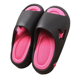 Sandalias de Verano Estilo Mariposa, Ligeras y Cómodas, Punta Abierta, Amortiguación Suave, Antideslizantes, Suela de EVA, para el Hogar - Product Image 1