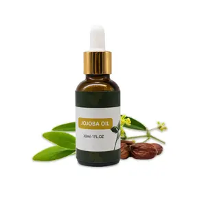 JOJOBA OIL by Teak Naturals, 100% Pure Cold Pressed Natural Unrefined Moisturizer for Skin Hair and Nails
