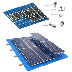 Soportes de Montaje para Paneles Solares en Tejas Trapezoidales de Colores, Sistema de Montaje en Techo - Product Image 2