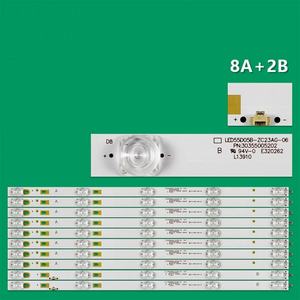 HX-NO.351 Garantizado LED55D05A-ZC29AG-02 5S1P 30355005214 Retroiluminación de TV Original de Aluminio para Reparación de Televisores - Product Image 2