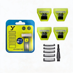 Cabezal de Repuesto para Afeitadora <span class=keywords><strong>Philips</strong></span> <span class=keywords><strong>OneBlade</strong></span>, Cuchilla de Precisión de Tres Vías con Lámina y Peine para el Cuidado Personal Masculino - Product Image 1