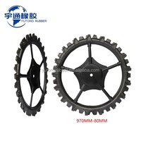 JIUYU 970*80mm Desain Baru Traktor Penyemprot Ban Baja Karbon Mesin Pertanian Penanam Garansi 2 Tahun Teruji & Bersertifikat