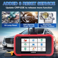 Outil de diagnostic automobile LAUNCH CRP123E avec diagnostic de 4 systèmes et 3 services spéciaux, scanner de voiture avec mise à jour en un clic