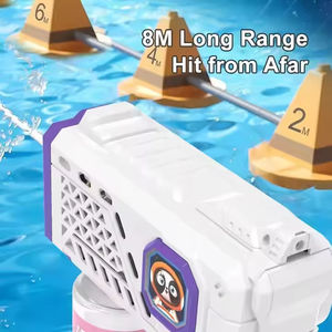 2-In-1 Elektronisch Speelgoed Multi-Color Kinderen Lange Afstand Buiten Zomerspeelgoed Plastic Bubble & Waterspuitpistool - Product Image 4