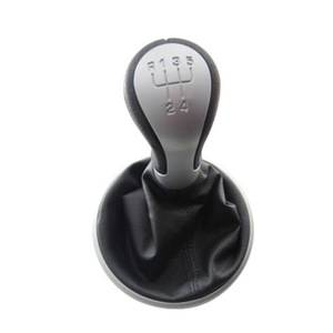 ฝาครอบหัวเกียร์รถยนต์ Dongzhao หนังสีดำ สำหรับ Skoda Fabia 669 SKD-006 - Product Image 1