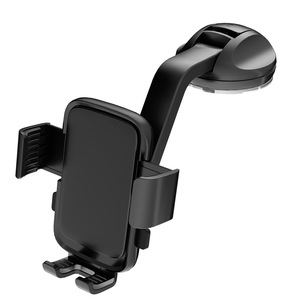 <b>Car</b> Phone <b>Holder</b> With Suction <b>Cup</b> Dashboard Mount Black Plastic General Fit - Product Image 2