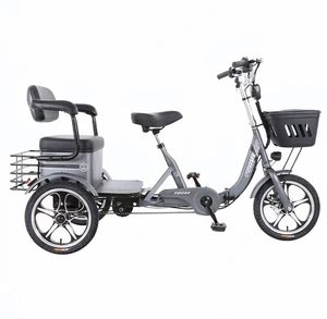 Triciclo Eléctrico Plegable para Adultos, 3 Ruedas, Bicicleta Eléctrica sin Escobillas, 3 Velocidades, Batería de Litio de 16 Pulgadas y 576 Wh, para Transporte de Carga y Desplazamientos - Product Image 1