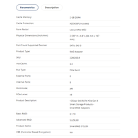 SmartRAID 3152-8i 2290200-R Antarmuka PCIe3.0 X8 Cache 2GB 12Gb/s 8 Kartu Pengontrol RAID Internal
