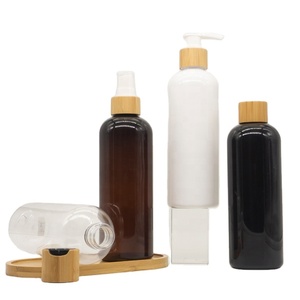 Empty Black PET Plastic Shampoo Lotion Body Toner Bottles 100ml/120ml/250ml/500ml Skin Care Serum Packaging Pump Sprayer Shape - Product Image 4