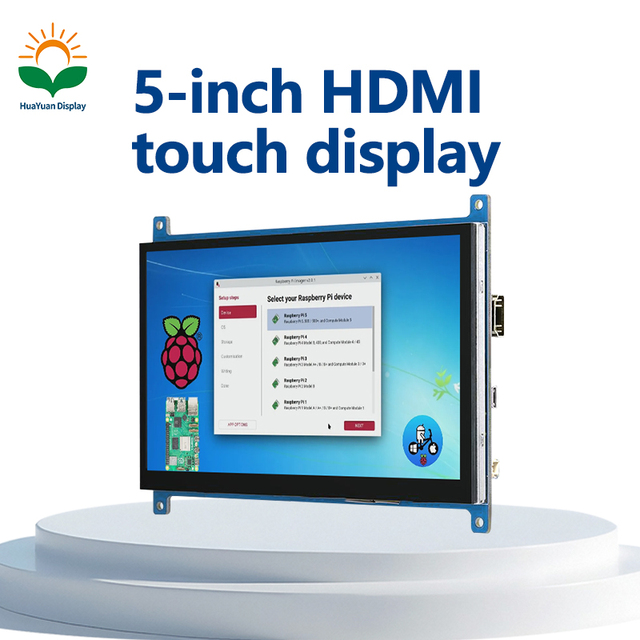 5" Hdmii Panel Type Lcd Module raspberry pi 5 inch capacitive 800X480HDMII /LVDS/RGB Interface HD Lcd Display for Raspberry Pi