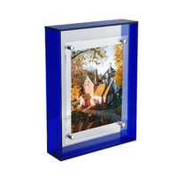 Cadre Photo Acrylique Transparent Creative Ins Coloré Image Table Réglage Présentoir pour Encadrement d'Affiche et Ornements