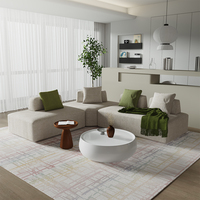 Luxuriöses, hochwertiges, modernes dreisitziges grünes vakuumverpacktes modulares faltbares Schlafsofa für Apartments und Hotels