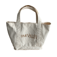 Sac en tissu de coton épais de 16 oz, uni, grande capacité, blanc, logo personnalisé imprimé, sac de shopping durable, écologique