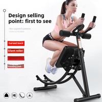 Chaoran Appareil de fitness abdominal pour la maison, en acier et ABS, roue abdominale, machine à rouler, rouleau abdominal