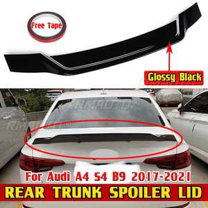 สปอยเลอร์หลังรถยนต์ ABS S4 RT Style สำหรับ Audi A4 S4 B9 ปี 2017-2021 ปีกหลังรถยนต์ สปอยเลอร์ฝากระโปรงท้าย - Product Image 1
