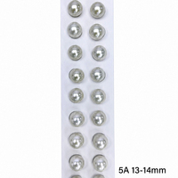 Perles d'eau douce brutes de 13-14 mm, paire assortie, légèrement imparfaites, pour la fabrication de boucles d'oreilles, colliers et pendentifs DIY, vente en gros usine