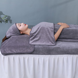 <span class=keywords><strong>Serviette</strong></span> en <span class=keywords><strong>tissu</strong></span> microfibre de haute qualité pour bain de spa pour le visage Serviettes à séchage rapide Wrap pour Salon de beauté Spa Massage Logo personnalisé - Product Image 5