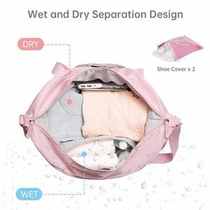 Sac de sport et de yoga à bandoulière grande capacité avec compartiment sec/humide séparé pour femme - Product Image 4
