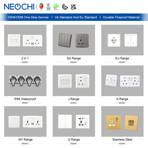 Wholesale Custom <strong>Uk</strong> Standard <strong>13a</strong> 250v 3 Pin Usb Type-c Port Electrical Wall <strong>Socket</strong> And Switch For Bedroom - Product Image 2