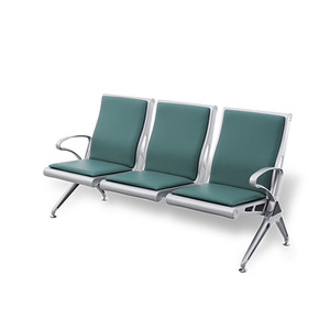 Sillas de espera para la industria nacional GY-B8301F, silla de fila de aleación de aluminio con pasamanos para uso en hospitales y aeropuertos - Product Image 1