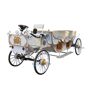 Electric Sightseeing Carriage White Simple Classic Wedding Decoration Multi-occasion Sightseeing Carriage Sells Well - Product Image 1