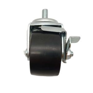 Hochwertige 75x45 PU Lenk schraube Rad verriegelung 3-Zoll-Möbelrollen Bürostuhl Trolley Medical Hospital Verwenden Sie PP-Material - Product Image 1