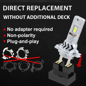 Ampoules de phare <span class=keywords><strong>LED</strong></span> pour voiture H7 H11 9005, remplacement 1:1 des ampoules halogènes, plug-and-play, 56W, nouvelle arrivée, vente chaude - Product Image 4