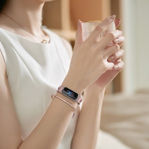 Cadena señoras mujeres ajustable aleación de oro pulsera <span class=keywords><strong>smartwatch</strong></span> Correa reloj bandas para <span class=keywords><strong>Fitbit</strong></span> Luxe - Product Image 6