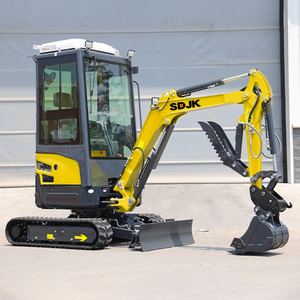 Mini-excavatrice SDJK 2 tonnes, moteur EPA, excavatrices neuves, excavatrice sur chenilles hydraulique multifonctionnelle, machine d'excavation 2 tonnes - Product Image 2
