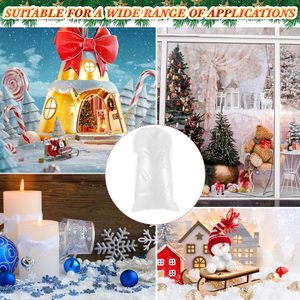 Noël Faux Neige Noël <span class=keywords><strong>Coton</strong></span> Comme Fluffy Intérieur Neige Artificielle Faux Pour La Décoration De Noël Affiche, 100g - Product Image 5