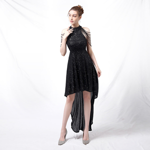 18218 #   Nuovo <span class=keywords><strong>Abito</strong></span> <span class=keywords><strong>da</strong></span> <span class=keywords><strong>Cerimonia</strong></span> 2020 con Paillettes, <span class=keywords><strong>Corto</strong></span> Davanti e Lungo Dietro, Sexy, per Sfilate, Esposizioni, Feste e Serate Eleganti - Product Image 4