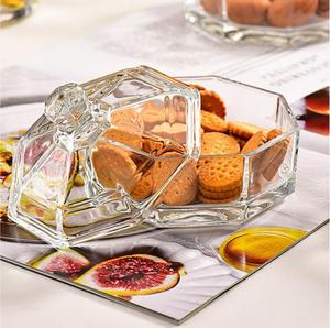 <span class=keywords><strong>Pot</strong></span> à bonbons en verre classique et durable, octogonal à trois couches, multifonctionnel, pour bonbons et sucres, avec couvercle - Product Image 6