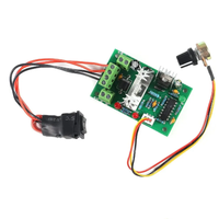 Contrôleur de vitesse PWM de moteur CC réglable amélioré, modèle DC 10-30V, interrupteur de marche arrière, 120W 4A, 1 pièce