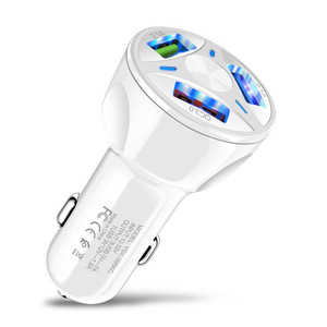 <span class=keywords><strong>Chargeur</strong></span> de voiture portable en gros 395-3U <span class=keywords><strong>Charge</strong></span> rapide 3.0 prise LED port <span class=keywords><strong>multi</strong></span>-<span class=keywords><strong>USB</strong></span> sortie intelligente 2A/25A/1.5A pour téléphone et ordinateur portable - Product Image 2