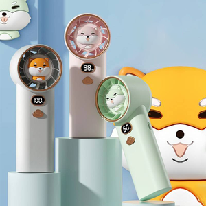 พัดลมมือถือเทอร์โบ พัดลมมินิ USB พัดลมพกพากลางแจ้ง แบตเตอรี่คู่ อายุการใช้งานแบตเตอรี่ยาวนาน - Product Image 1