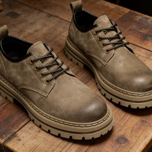 Botas Formales de Cuero Genuino para Hombre, Personalizables, de Lujo, Impermeables, con Cordones, para Oficina y Carrera Profesional - Product Image 4
