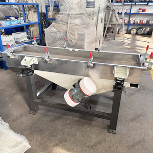 Petit tamis filtrant d'élimination des impuretés de poudre écran vibrant à particules de plastique linéaire double couche composant de noyau de moteur silencieux - Product Image 2