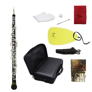Оптовая продажа, профессиональные музыкальные ветровые инструменты SLADE, популярные полуавтоматические кнопки bakelite 22 key C tone Oboe